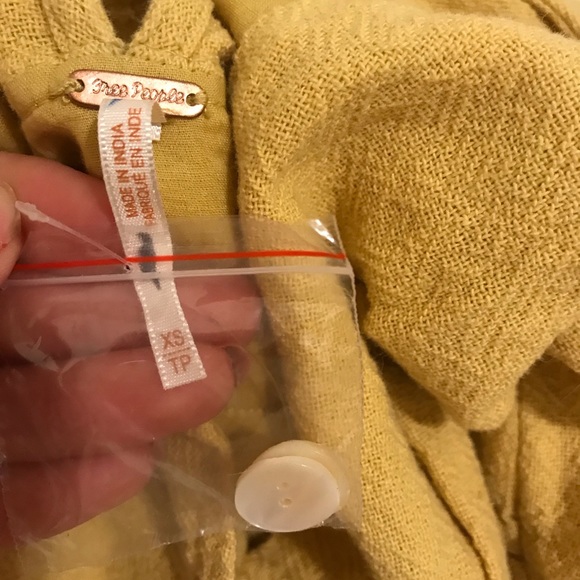 Yellow Free People Mini Dress - Picture 5 of 5